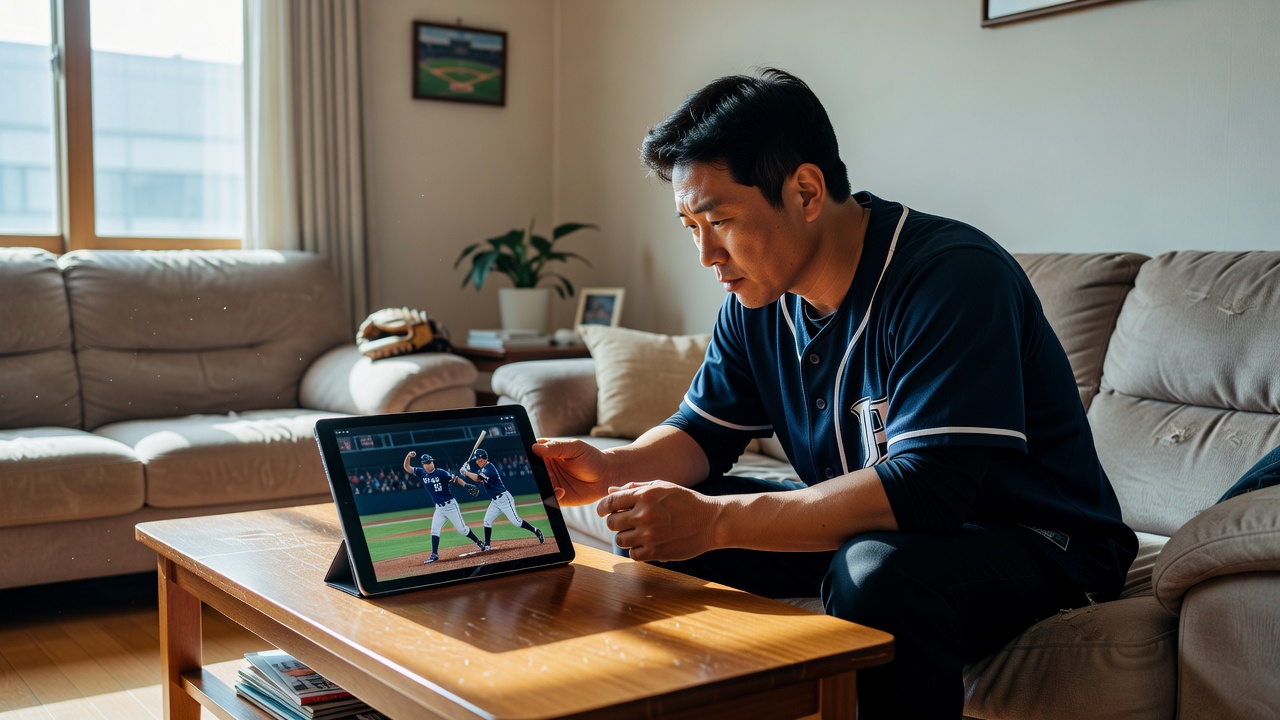 KBO 하이라이트 분석 방법을 정리한 목차 확인 장면