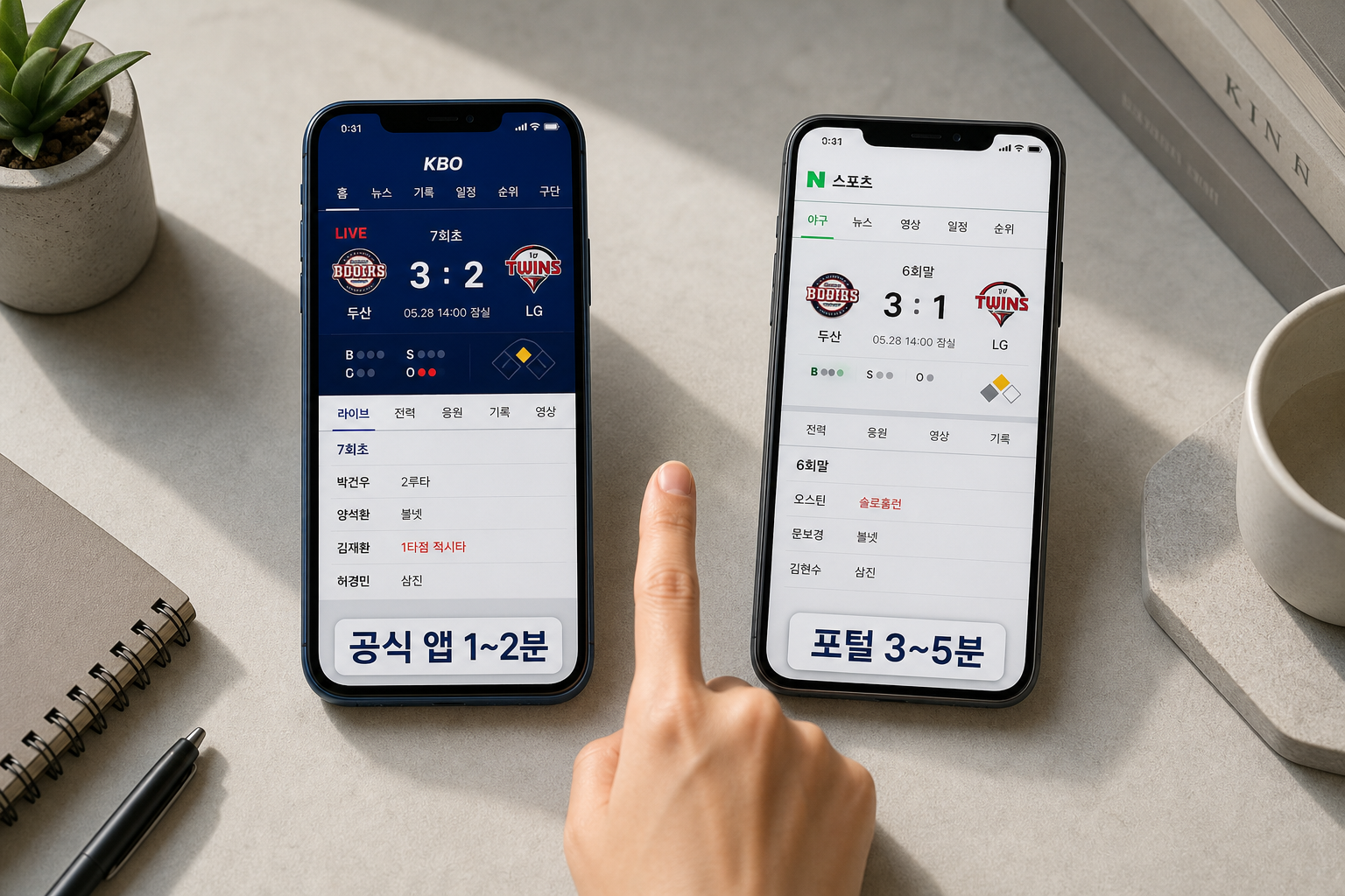 KBO 오늘 경기 결과 확인하는 가장 빠른 방법