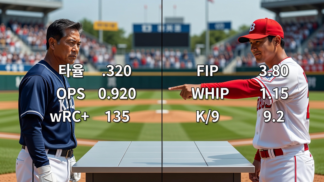 KBO 선수 스탯 비교로 타자·투수 성적 보는 법