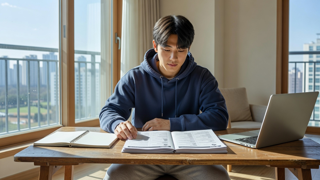 팀 뉴스 확인을 위한 목차 정리 장면