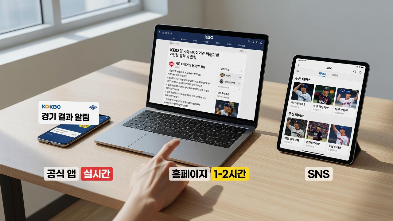 KBO 팀 뉴스 체계적으로 확인하는 실전 가이드