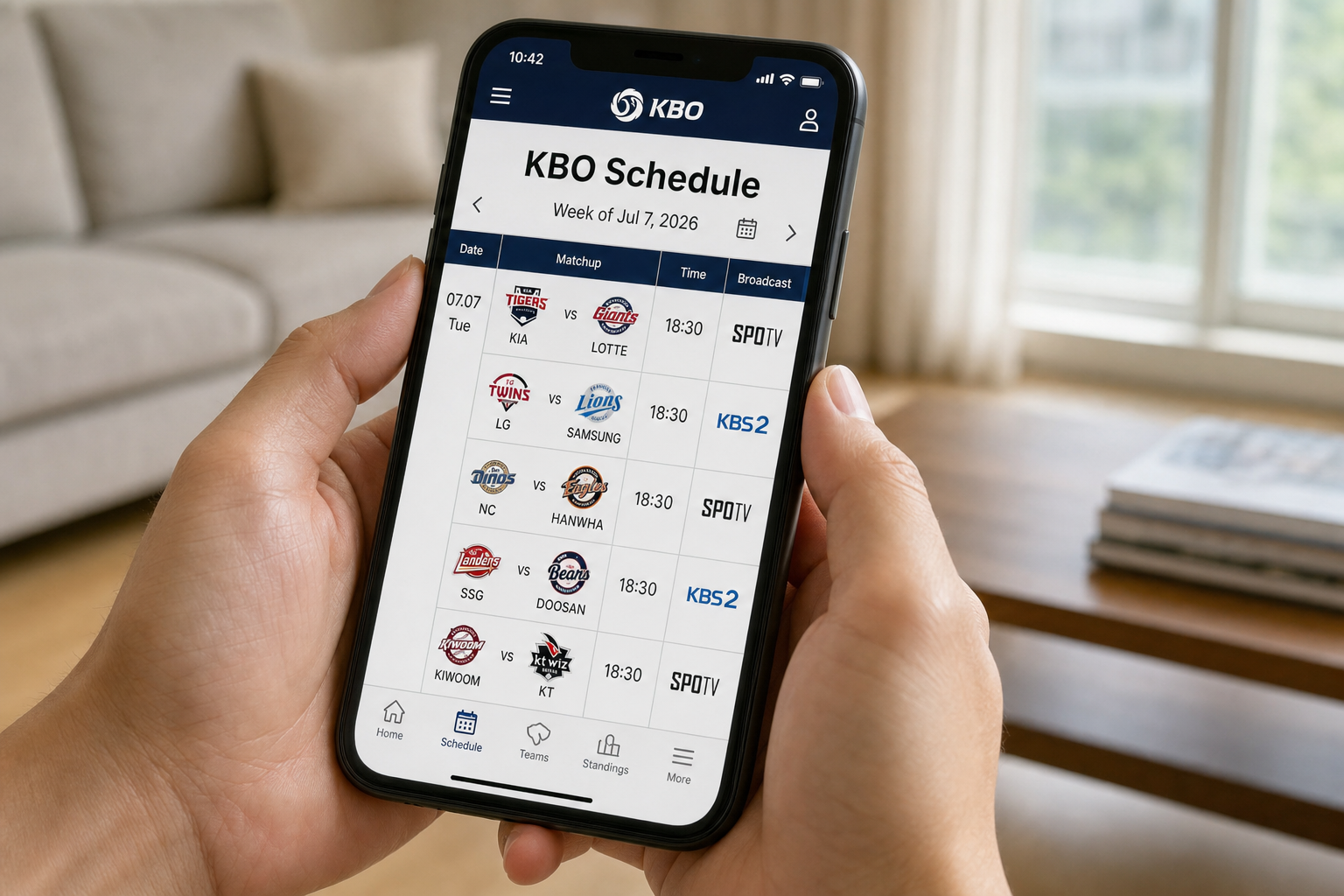 KBO 이번 주 경기 일정과 중계 채널을 확인하는 방법 KBO 일정